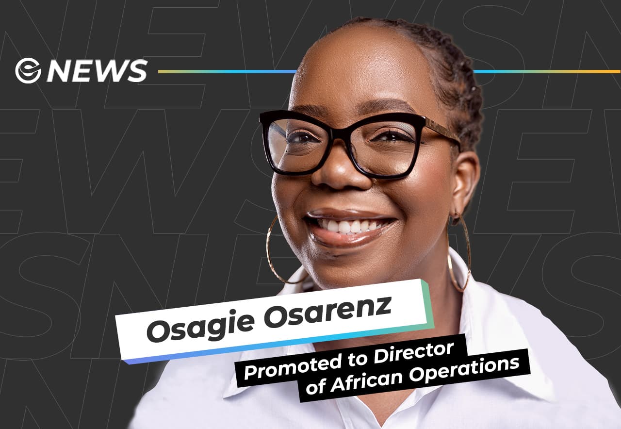 Osagie Osarenz ascendida a directora de operaciones africanas con sede en Lagos, Nigeria