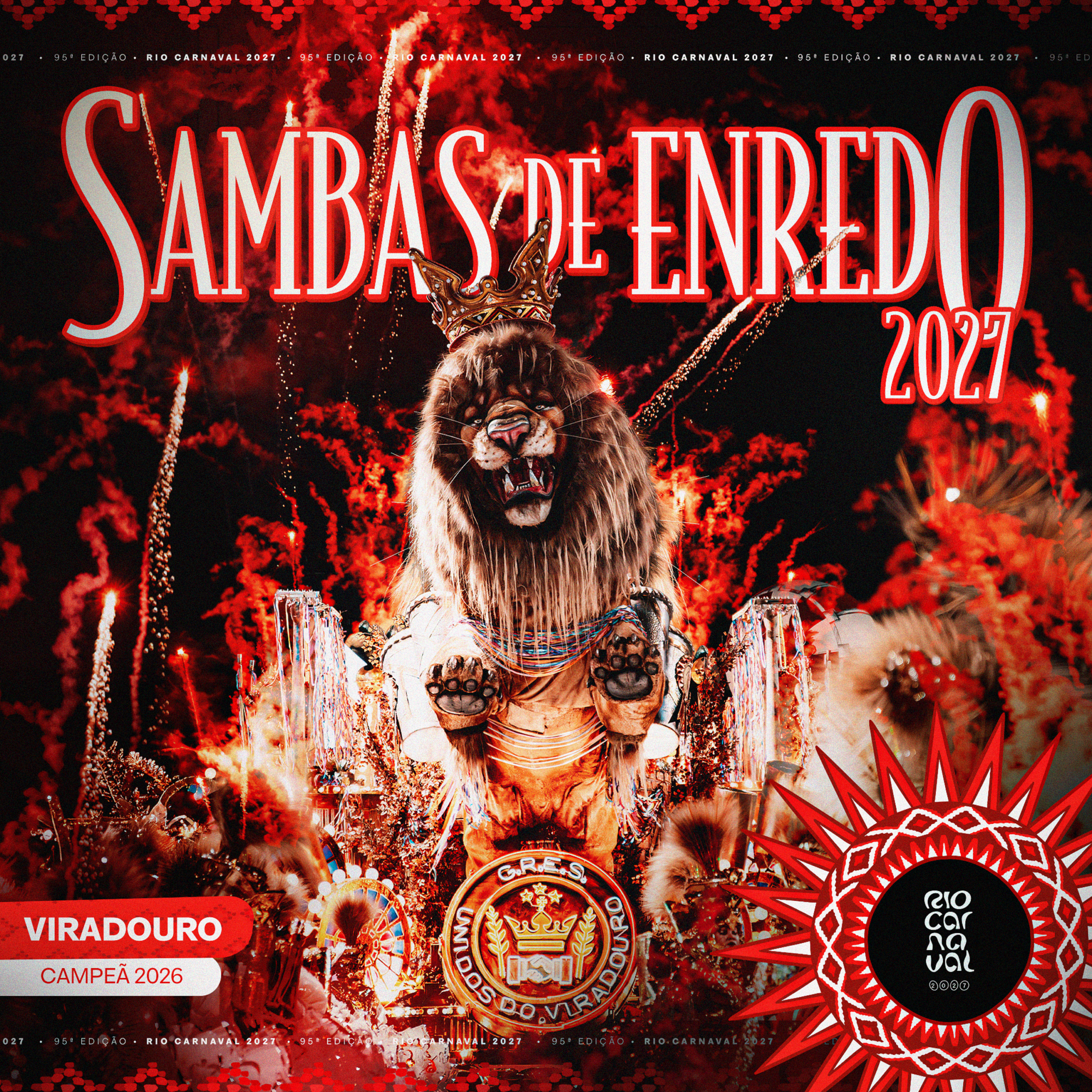 CAPA “Sambas de Enredo Rio Carnaval 2027” | Foto: Divulgação/ONErpm