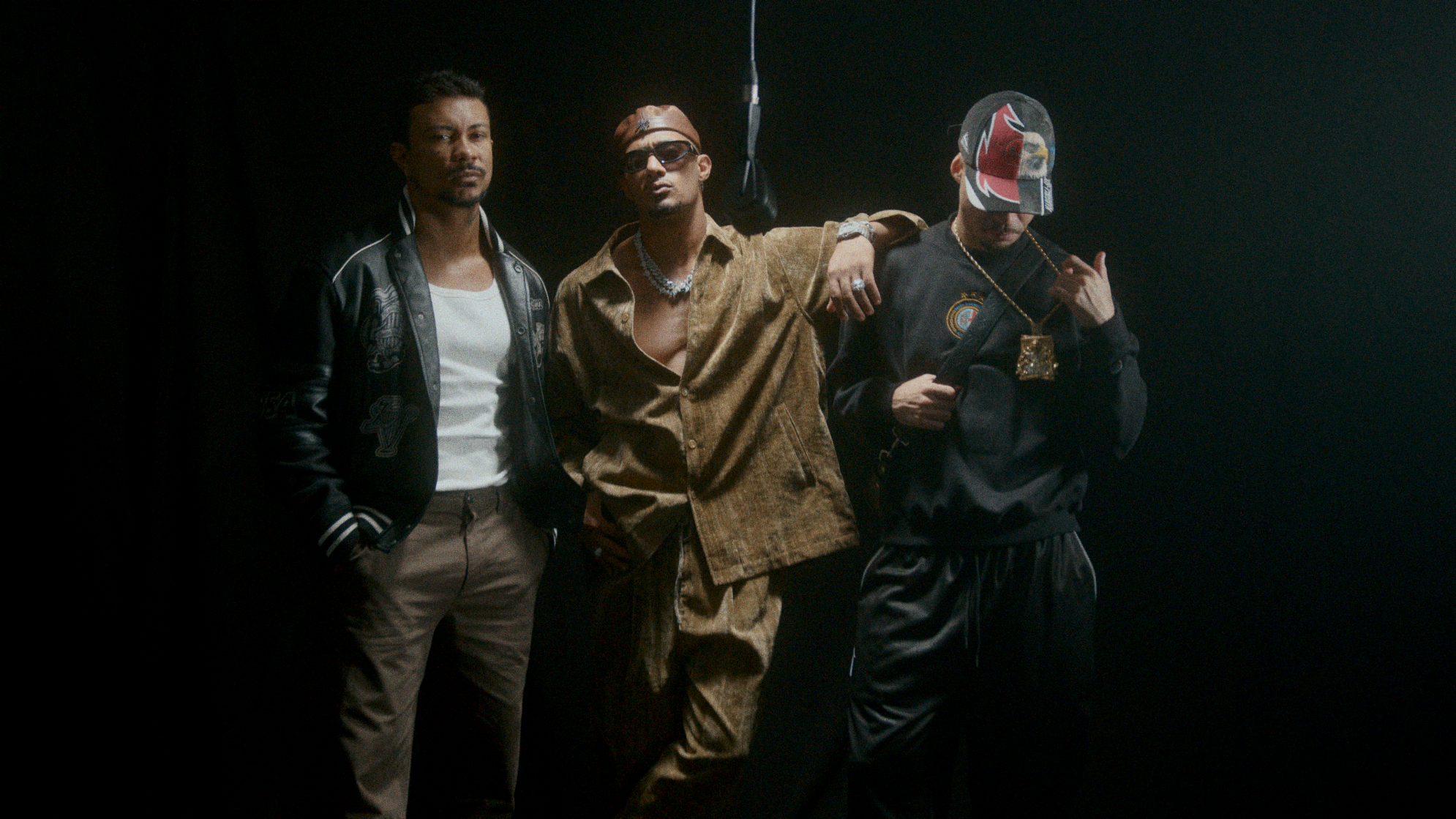 Mohamed Ramadan, L7NNON e Xamã - Foto: Divulgação/ONErpm
